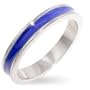BLUE ENAMEL RING SIZES 5-10