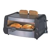Kitchen & Housewares : Severin Grill & Toast - brushed steel-black - GT 2801