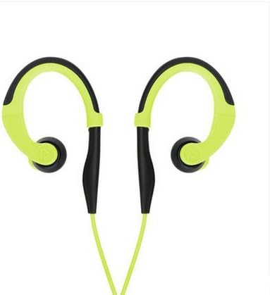 Headphones, Agust R101 In-Ear Sport Earphone with Mic, Strong Bass Effect ,Noise Reduction,Volume Control,Wire Headset Earbuds for MP3 MP4 PC Tablets Cell Phone ( Green)
