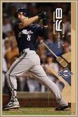 Milwaukee Brewers Ryan Braun Framed Poster
