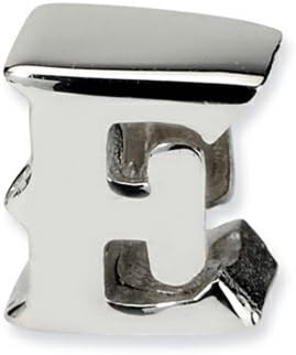 Reflections Sterling Silver Letter E Bead / Charm