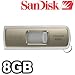 SanDisk Cruzer Titanium 8GB U3 Smart USB Flash Drive - Retail Package