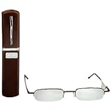 foster grant metal compact reading glasses