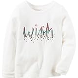 Carter's(カーターズ) ロングスリーブウィッシュグラフィックティ ホワイト トップス長袖Tシャツ 18ヶ月【並行輸入】