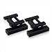 Lovan Jazz Speaker Stands in Matte Black (6" Pair) Lovan Jazz Speaker Stands in Matte Black (6" Pair)