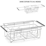 Polder KTH-100 Expandable Sink Rack, Stainless Steel