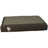 Serta Comfort Quilt Pet Bed, Medium, Green Stripe