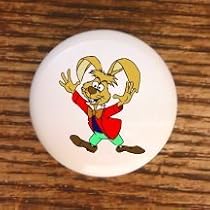 ALICE IN WONDERLAND MARCH HARE DRAWER PULLS KNOBS