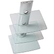 Cheetah Mounts AS3S 3 Shelf Wall Mount Bracket for LCD, LED and Plasma TV with Cable Management System