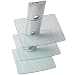 Cheetah Mounts AS3S 3 Shelf Wall Mount Bracket for LCD, LED and Plasma TV with Cable Management System