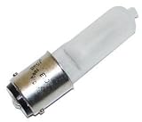 100 watt 120 volt T4 Double Contact Bayonet (BA15d) Base Eiko Light Bulb