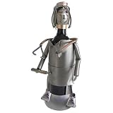 Nurse Wine Bottle Holder or Display from H&K Steel Sculptures 6125-LI
