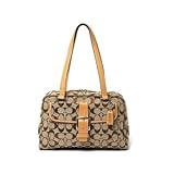 【現品限り】COACH（コーチ） シグネチャー ハンドバッグ ベージュ 6846 【中古AB】 COACH 中古