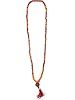 Indiatrendzs Rudraksha Beads Amber Stone Yoga Prayer Mala Necklace 108+1