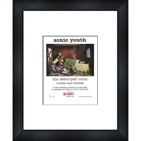 SONIC YOUTH The Destroyed Room - Framed Original Advert