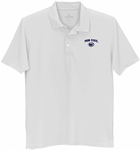 Penn State Tech Performance Polo White Arch Over - M - white