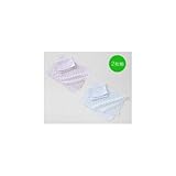 ベビープリント浴用ガーゼ2枚組 P9963 サックス・P9963S