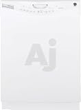 Review GE  / GE GLD5600NWW Full Console Dishwasher with 5 Wash Cycles, 6 Wash Options, Electronic Controls, Maximum Capacity Upper Rack and 57 dBA Sound Package: White-on-White