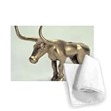 Figure of a bull, from the Maikop burial.. - Tea Towel 100% Cotton - Art247 - Tea Towel - 46x70cm