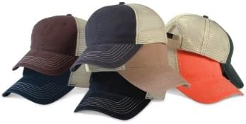 Zkapz Soft Mesh Trucker Cap, Black/ Stone