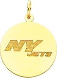 14K Gold NFL New York Jets Charm