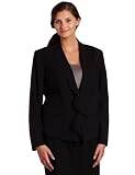 AK Anne Klein Women's Plus Size Zip Front Blazer