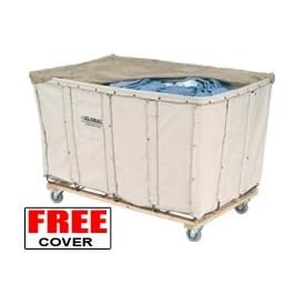 20 Bushel Canvas Basket Truck, Bulk Truck by Global Equipment Company, Inc