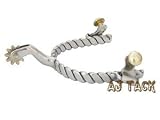 Rope Design Stainless Steel Spurs Ladies