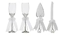 Wilton Silver Heart Toasting Ensemble