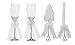Wilton Silver Heart Toasting Ensemble