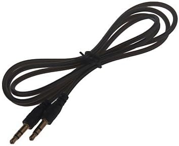 LWW 1M 3.2FT 3.5mm Male to Male Extension Audio Connection Cable , Black