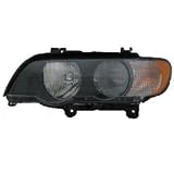 BMW X5 Suv Headlight With white Corner Driver Side New Halogen Type Headlamp by Headlights Depot