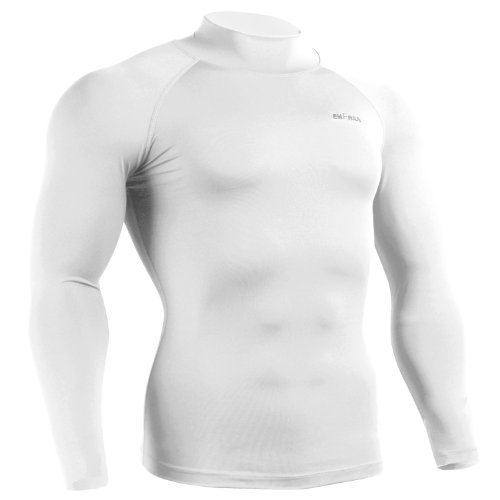 mock neck running shirt
