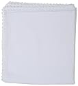 Pixie Lily Jersey Collection Receiving Blanket - White