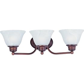 Maxim Lighting 2688MROI 3 Light Malibu Bathroom Light