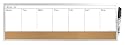 Board Dudes 7.5"x23" Weekly Planner Combo Board - Horizontal (44062UA-4)