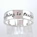 EVERYTHING IS POSSIBLE Word Band Ring in Sterling Silver in Sizes 6, 7, 8, and 9, #8679