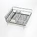 Kitchen & Housewares : Medium Drainer with Chrome Frame & Black Insert