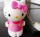 4GB Cute Pink Hello Kitty Style USB flash drive with Keychain