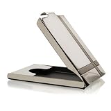 Aeropen Card Case ( Silver / Crossed Lines ) Model No. CC - 75 - B001JB551S