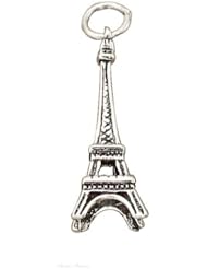 Sterling Silver 3D Paris France Eiffel Tower Vacation Travel Tour Charm