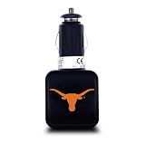 NCAA Texas Longhorns Dual USB Car Charger with USB Charge/Sync Cable for Apple iPhone, iPod, and iPad