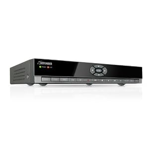 Defender SN502-4CH-X 4 Channel Smart Phone Compatible H.264 DVR Security System with Coaching iMenu (Black)