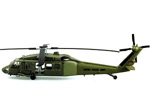 UH-60A Black Hawk US Army Infidel II Helicopter 101st Airborne (Built-Up Plastic) Easy Model MRC