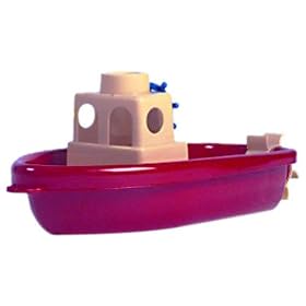 Sand and Water Toys: 17 boat for the tub made by Gowi Austria by Gowi