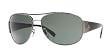 RAY BAN 3358 004/58 GUNMETAL POLARIZED SUNGLASSES