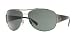  : RAY BAN 3358 004/58 GUNMETAL POLARIZED SUNGLASSES