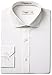 Haggar Men's Cotton Poplin Solid Fitted Spread Collar Dress Shirt