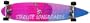 Starlite LONGBOARDS Pink Flower COMPLETE 9 x 43 pintail