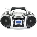 Naxa NPB-250 Portable MP3/CD Player with Text Display, AM/FM Stereo Radio, USB Input & SD/MMC Card Slot